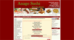 Desktop Screenshot of anagosushi.com